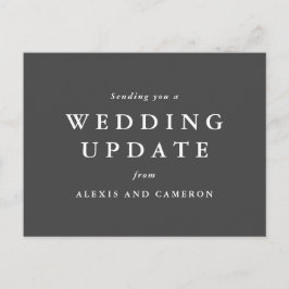 の更新結婚日付はがきの変更 ポストカード