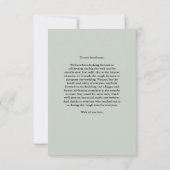 の更新結婚sageフォトカードの日付の変更 (裏面)