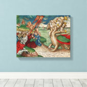 ～の書から出た七頭蛇 キャンバスプリント (インサイチュ (ウッドフロア))