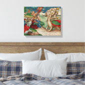 ～の書から出た七頭蛇 キャンバスプリント (インサイチュ (寝室))