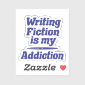 の書フィクションは私の中毒作家ことわざ シール (シート)