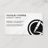 の書ペンのロゴ 名刺 (正面)