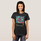 の書先生感謝週間新学期 Tシャツ (正面フル)