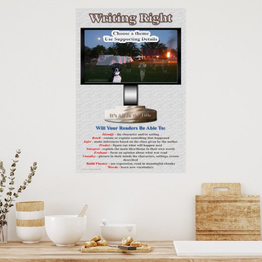 の書右ポスター ポスター (キッチン)