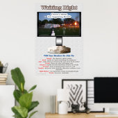 の書右ポスター ポスター (ホームオフィス)