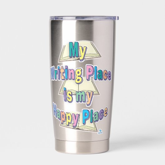 の書場所は幸せな宇宙本調の美学だ 保温保冷タンブラー (左面)