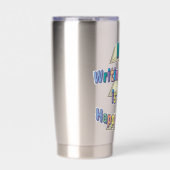 の書場所は幸せな宇宙本調の美学だ 保温保冷タンブラー (正面)