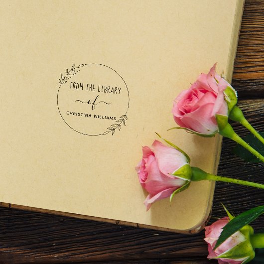 ~の書庫から手書きの名前をカスタムする ラバースタンプ