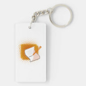 の書恋人 キーホルダー (裏面)