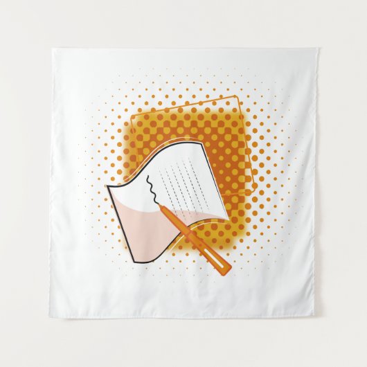 の書恋人 タペストリー (正面(横))