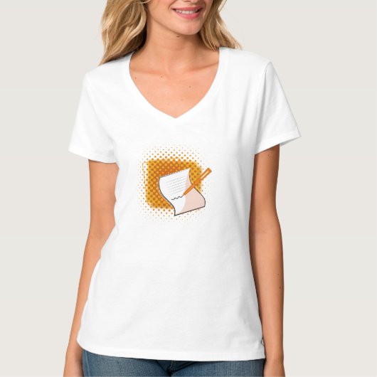 の書恋人 Tシャツ (正面)