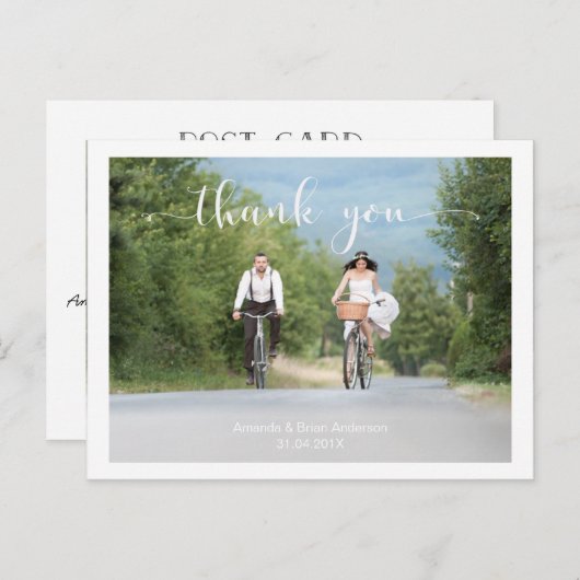 の書結婚道ありがとう写真はがき ポストカード (正面/裏面)