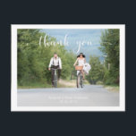 の書結婚道ありがとう写真はがき ポストカード<br><div class="desc">写真感謝していはこの写真はがきにはRomanticと呼ばれる書道フォントが置かれているが、必要に応じて移動できるよう別の層に置かれていもしる。私はまた、カップルの写真縁どをフレームする白結婚を追加した。ポストカードの背面にはうぶな人と呼ばれるフォントがあり、住所と文字領域の行で構成されている。私は来場者に多くのオプションを保存する結婚ためシンプルに感謝してい、お客様のポストカードとカードを与え作成したかった。これ結婚の写真感謝していは準備ができてパーソナライズされたいる。</div>