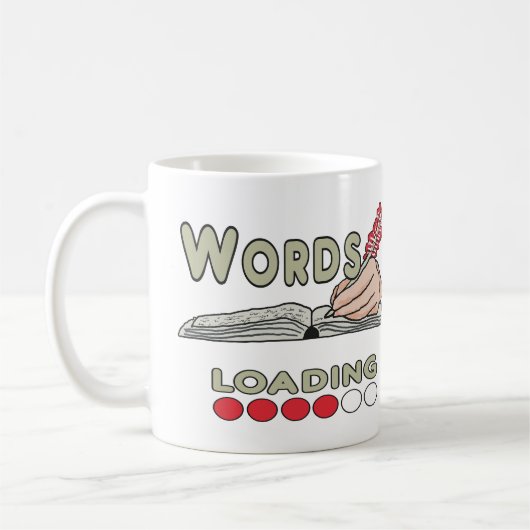 の書言葉 コーヒーマグカップ (左)