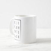 🖤の最も最高のなルームメイト コーヒーマグカップ (正面左)