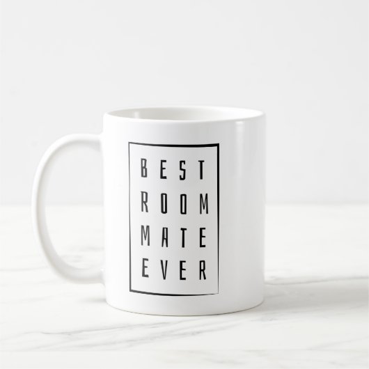 🖤の最も最高のなルームメイト コーヒーマグカップ (左)