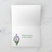 の最も深い悔やみや弔慰とバイオリーブカード シーズンカード (内部)