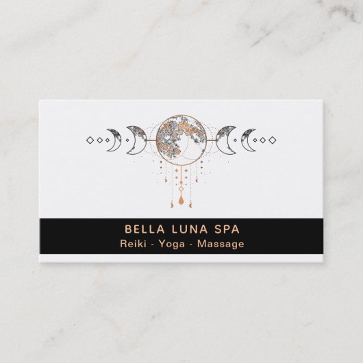 *~*の月の宇宙の月は宇宙シャーマンを段階的に行ないます 名刺 (正面)