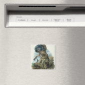 の服装でマンダン族の医学の人 マグネット (インサイチュ (食洗機))