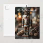 の木のクラシックくるみ割りクリスマスイギュア ポストカード (正面/裏面)