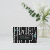 *~*の木の医者樺の木の青い鳥の育樹専門家 名刺 (スタンド正面)