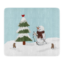 の木飾のクリスマスの板 カッティングボード
