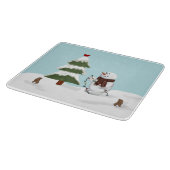 の木飾のクリスマスの板 カッティングボード (角)