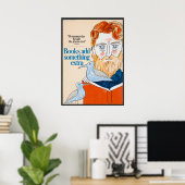 の未編読ヴィンテージ写真Old Etistic Pict ポスター (ホームオフィス)