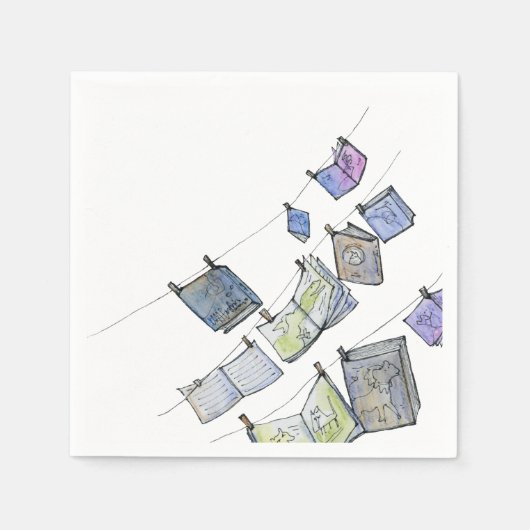 の本つる紙ナプキン スタンダードカクテルナプキン (正面)