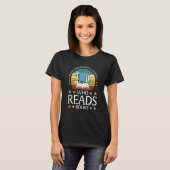 ~の本を書いた女読性を過小評価す読る Tシャツ (正面フル)