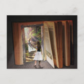 の本失ったの間に想像読を得る ポストカード (正面)