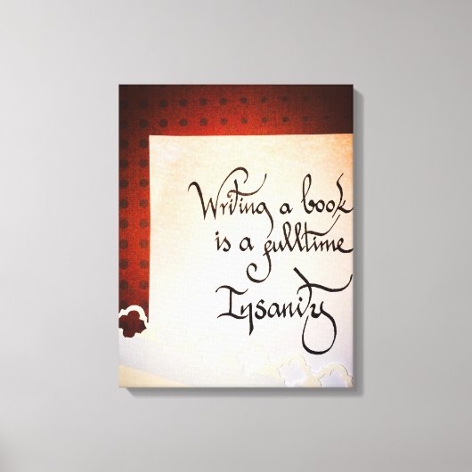 の本書は正社員の精神異常だ キャンバスプリント (正面)