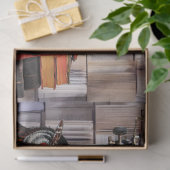 の本書タイプライターのコラージュのデコページ 薄葉紙 (ギフト)