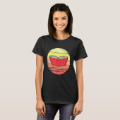 の本読日没リーダーレトロヴィンテージ Tシャツ (正面フル)