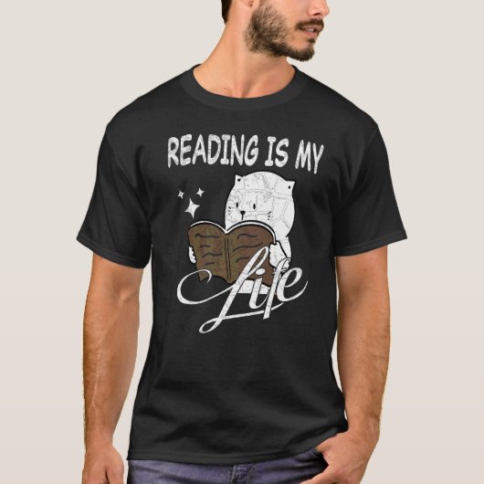 の本読書図書読者一覧 Tシャツ (正面)