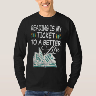 の本読書図書読者一覧 Tシャツ