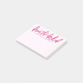 ~の机からパーソナライズされた ポストイット (アングル)