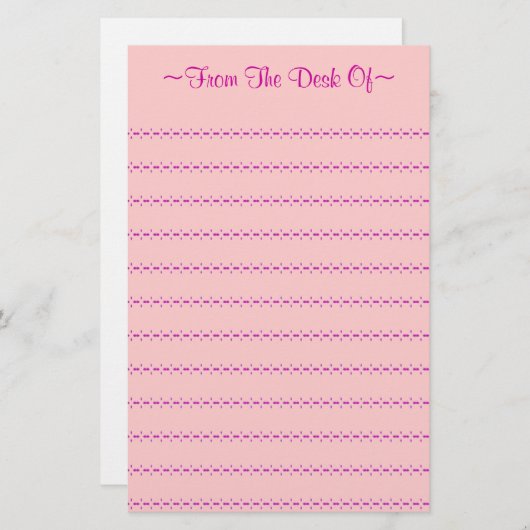 ～の机から 便箋 (正面/裏面)