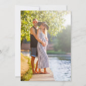 の来すぐに金ゴールドアーチ2フォトグレー妊娠 案内状 (裏面)