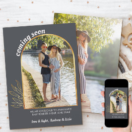 の来すぐに金ゴールドアーチ2フォトグレー妊娠 案内状