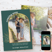 の来すぐに金ゴールドアーチ2写真グリーン妊娠 案内状