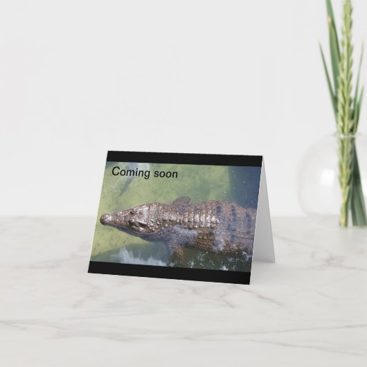 の来すぐアリゲーター カード (正面)