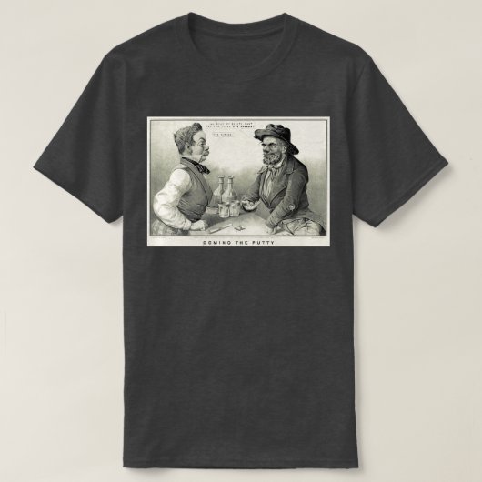 の来パテ1853キュリアアンプIves Tシャツ (デザイン正面)