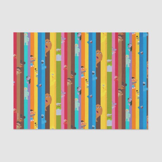 の来一緒のストライプパターン 薄葉紙 (正面)