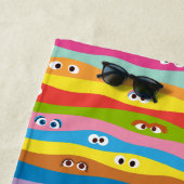 の来目のパターン |名前の追加 ビーチタオル (インサイチュ)