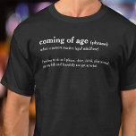 の来経過辞書の定カスタム義tシャツ tシャツ<br><div class="desc">このおもしろいの年齢辞書定義文字来Tシャツで新しいステータスまたは友カスタムだちのステータスを定義する。18素晴らし歳か21歳の誕生日に大人に向かう10代の若者のためのギフトアイディア。年齢読来（フレーズ）人が法的成人に達したとき私は好きなように運転し、飲み物を飲み、遊、私の請求書を支払い、自分の辞書の定義を使って逮捕または逮捕されないか、Tシャツをオフにする。Sarah Trettの設計。www.sarahtrett.com for www.mylittleeden.com</div>