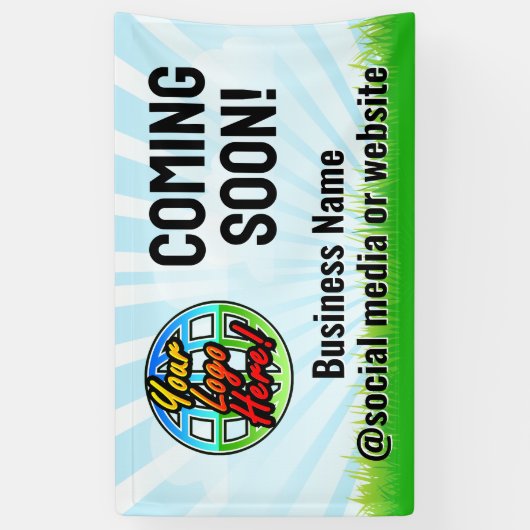 の来近日発表ロゴ 横断幕 (縦)