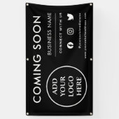 の来間もなく企業ののプロフェッショナル会社名 横断幕 (縦)