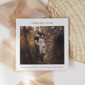 の来間もなく休暇の妊娠の告知カード シーズンカード