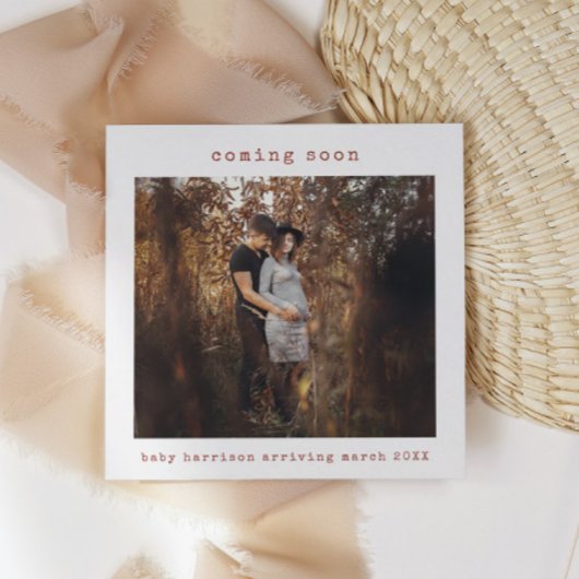 の来間もなく休暇の妊娠の告知カード シーズンカード